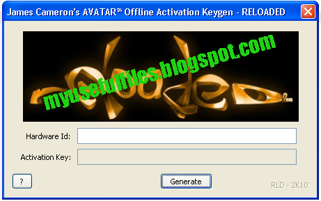 Avatar game activation key generator 2016